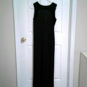 Scott McClintock Black Long Dress w/ Train